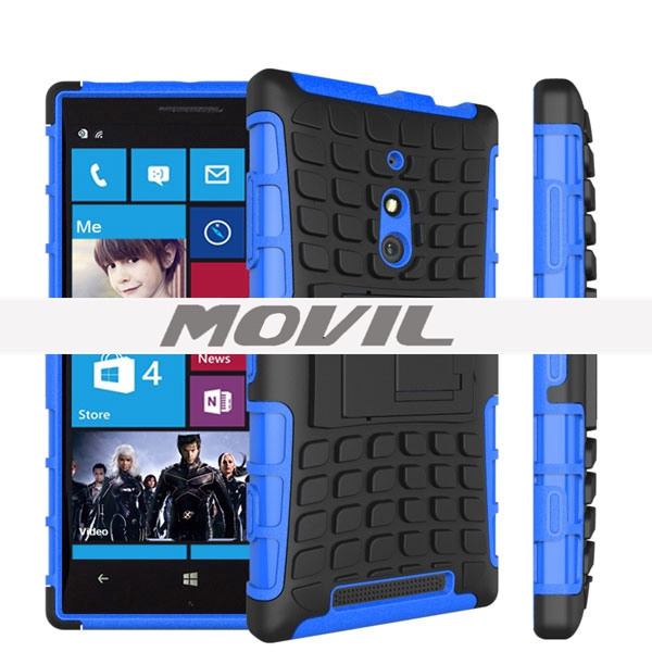 NP-1900 2 en 1 funda para  Nokia Lumia 830 con soporte-4